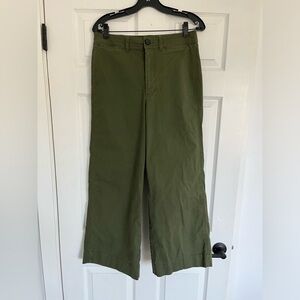 Madewell “Emmett” wide leg crop pant. Size 29T.